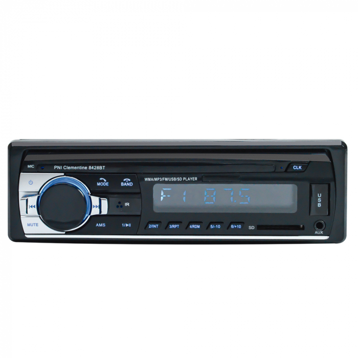 Radio MP3 player auto PNI Clementine 8428BT 4x45w 1 DIN cu SD, USB, AUX, RCA si Bluetooth [5]
