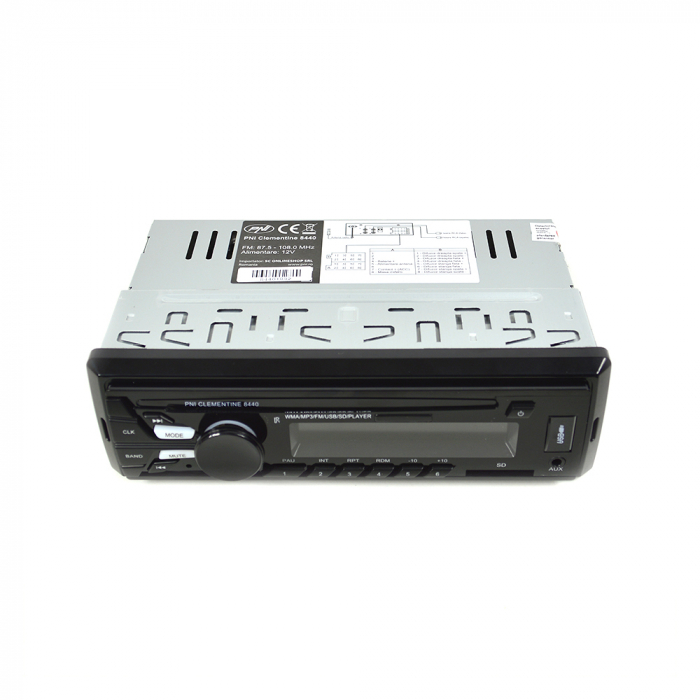Radio Mp3 Player Auto Pni Clementine 8440, 4X45W, 12V, 1 Din, Cu Sd, Usb, Aux, Rca [3]