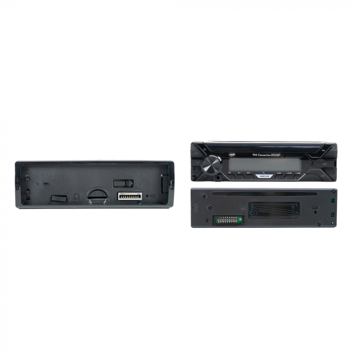 Radio Mp3 Player Auto Pni Clementine 8550Bt, Fata Detasabila, 4X45W, 12V, 1 Din, Cu Sd, Usb, Aux, Rca [10]