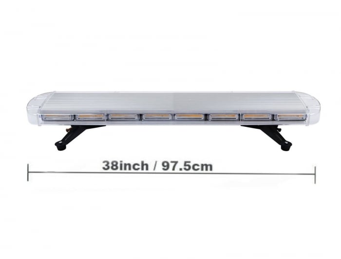 Rampa girofar auto cu led culoare albastra [3]