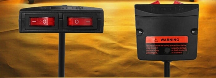 Rampa girofar auto cu led culoare albastra [8]