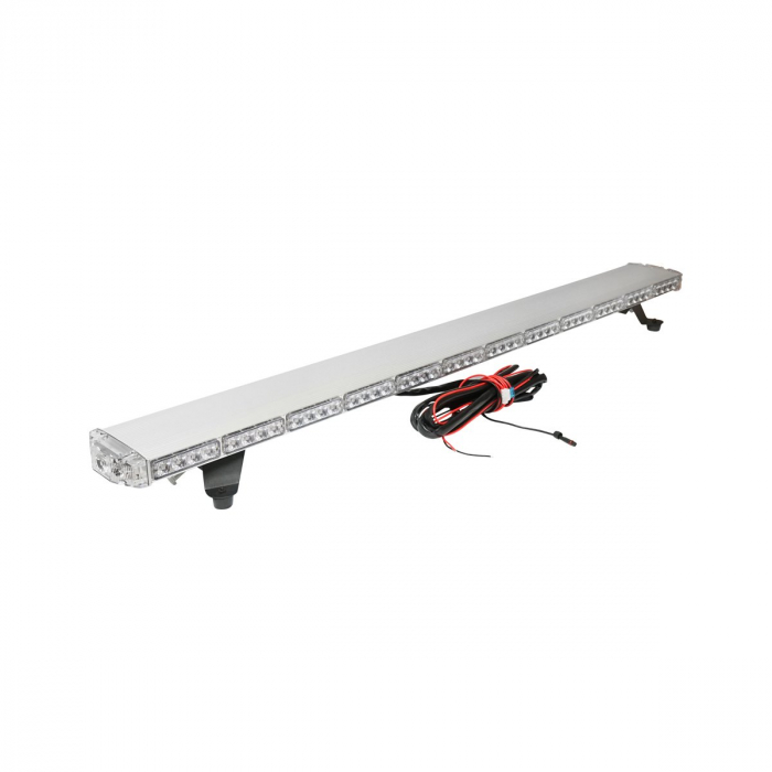 Rampa luminoasa girofar 12V cu 26 module lumina galbena 1440x143x43mm Breckner Germany BK92820 [1]