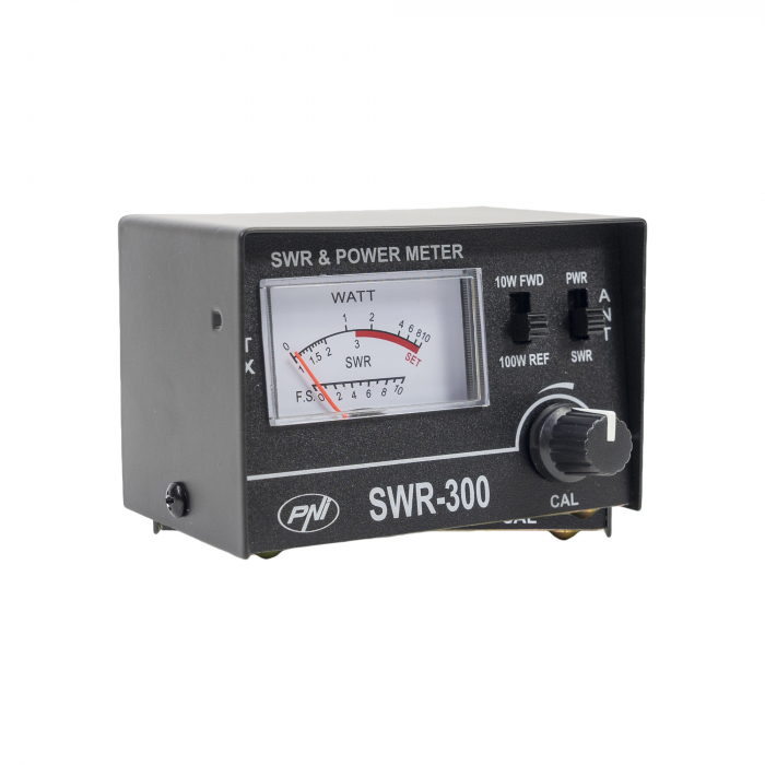 Reflectometru PNI SWR-300 PWR-SWR Meter, pentru masurare SWR antene radio in frecventa 26-30Mhz si putere statii radio CB [4]