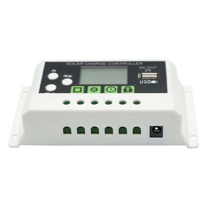 Regulator tensiune pentru panou solar 10A 12V/24V port USB 5V/2A [2]