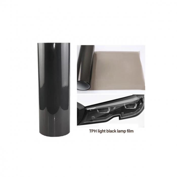 Rola folie protectie faruri/stopuri material TPH Light Black PREMIUM cu functie de regenerare 0.6x10m [1]