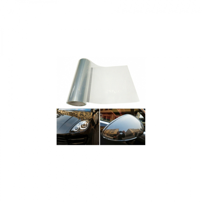 Rola folie transparenta protectie faruri/stopuri 60cmx10m [3]