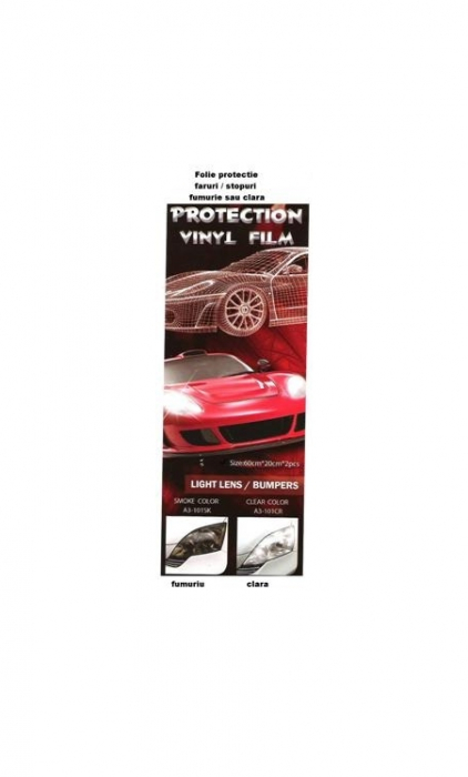 Rola folie transparenta protectie faruri / stopuri ORACAL 50mx0.63m [2]