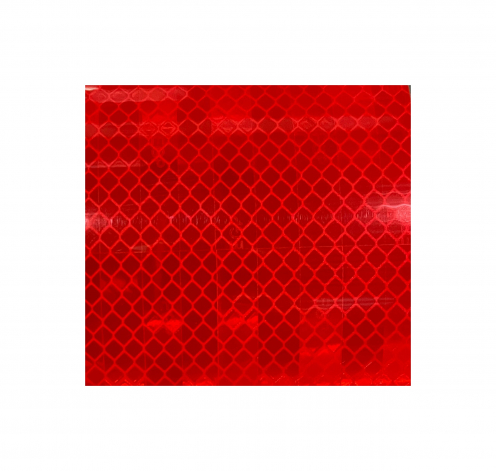 Rola reflectorizanta rosie tip fagure latime 1,22 m (pret pe metru) Cod:HUJ005 [1]