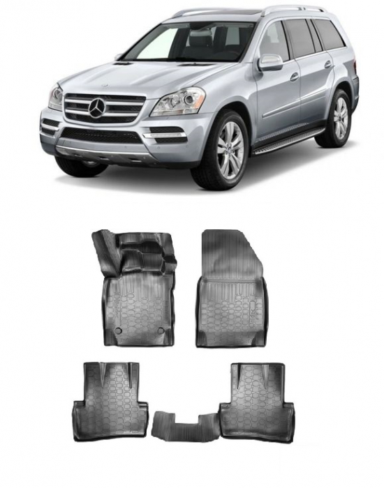 Covorase cauciuc tip tavita MERCEDES-BENZ GL (X164) (2006-2012) [1]