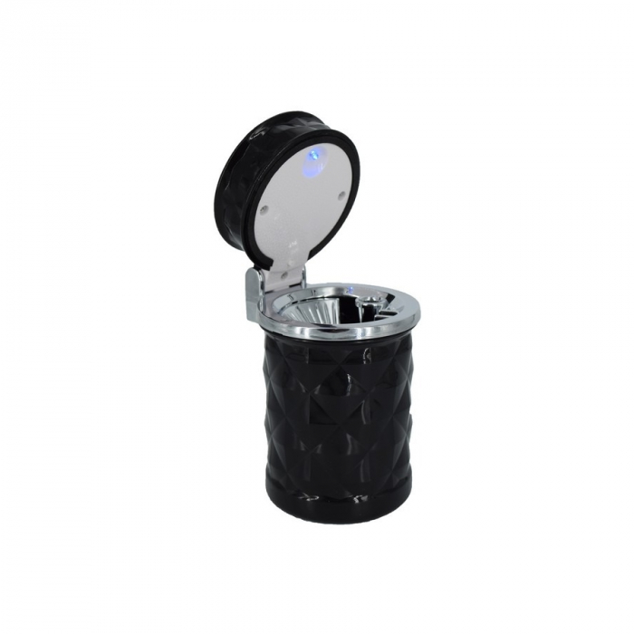 Scrumiera auto LED prindere 2in1: grila ventilatie sau in suportul de pahar Cod: LP-012 [1]