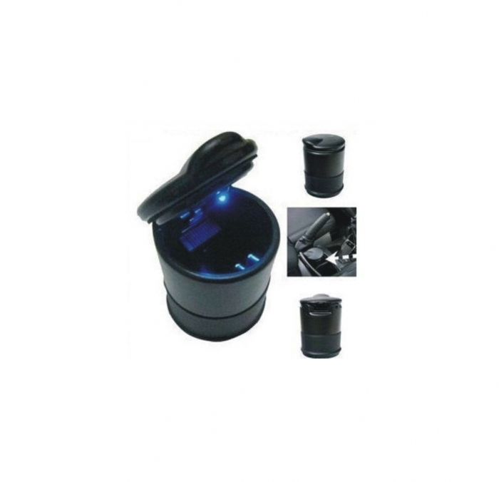 Scrumiera auto universala cu LED [4]