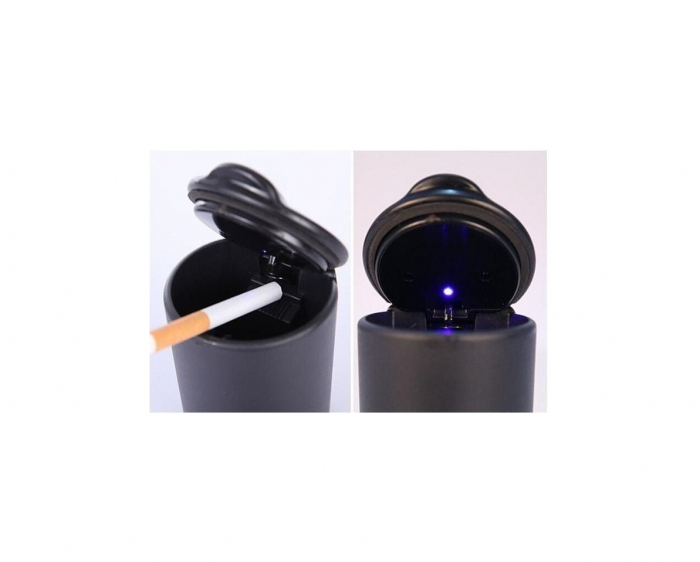 Scrumiera auto universala cu LED [2]