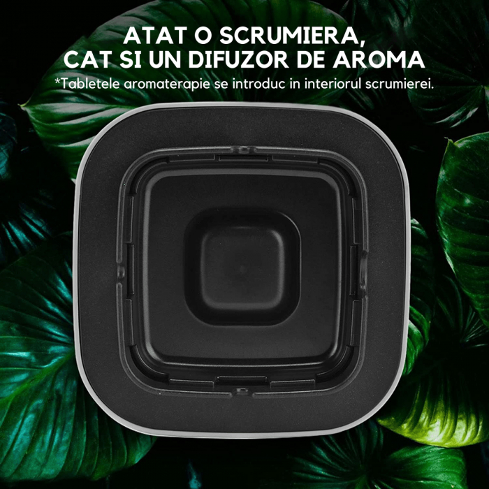 Scrumiera electrica cu aspiratie directa, rasina epoxidica anti-topire, purificator de aer, odorizant [7]