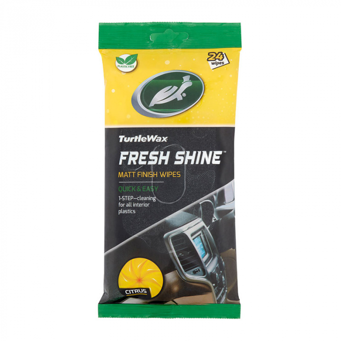 Servetele Umede Bord Efect Mat Citrus 25 Buc Turtle Wax [1]