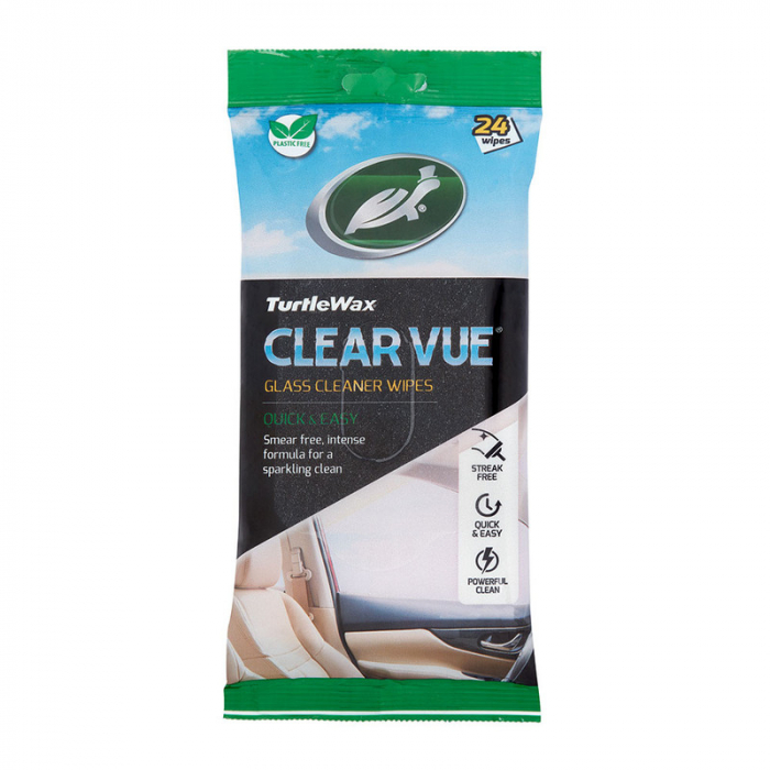 Servetele Umede Suprafete Sticla 25 Buc Turtle Wax [1]