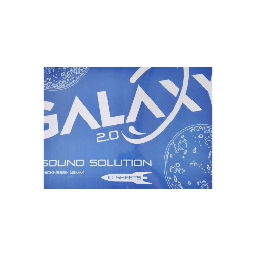 Set 10 foi insonorizant auto PARACOAT Galaxy, 2 straturi butyl + aluminiu, 700x500 mm, grosime 1.6 mm [2]