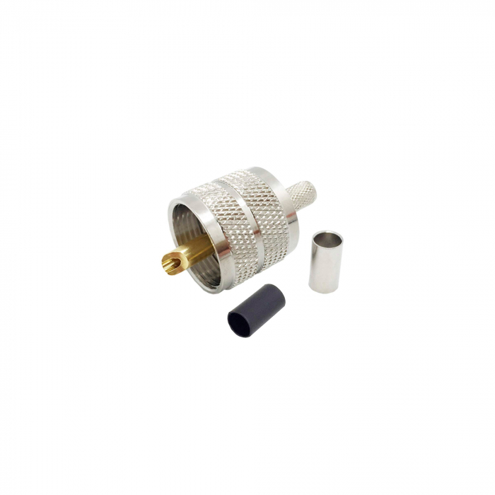 Set 10 mufe PL259 pentru cablu RG174 pentru antena CB PNI Extra 45/48 [5]