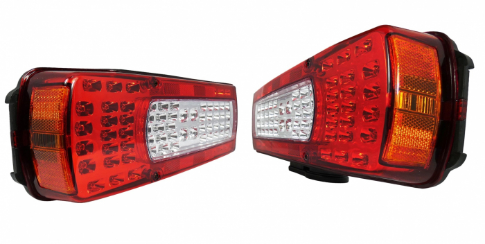 Set Lampi Spate LED , Stanga Si Dreapta, LED SMD, 24V, Compatibile VOLVO FH / FM 2012+ [3]