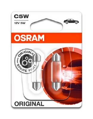 Set 2 Becuri 12V C5W Original Blister Osram [2]