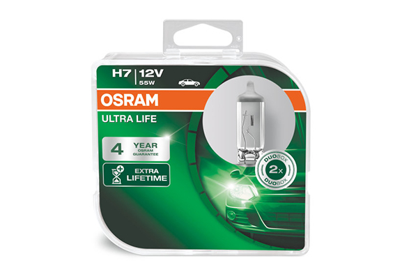 Set 2 Becuri 12V H7 55 W Ultra Life Osram [1]