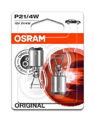 Set 2 Becuri 12V P21/4W Original Blister Osram [2]