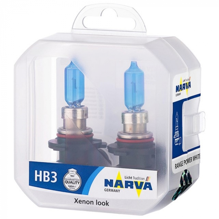 Set 2 Becuri Far Hb3 65W 12V Range Power White Narva [1]