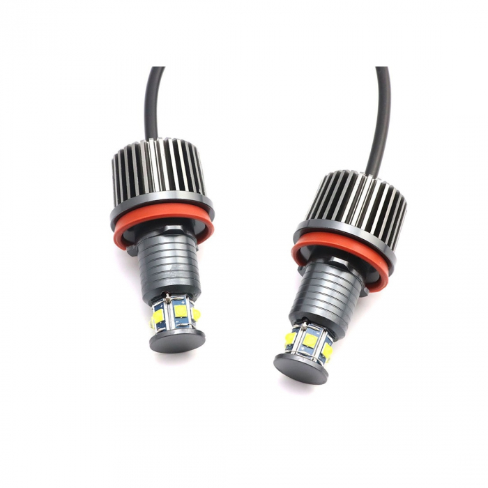 Set 2 becuri LED 80W  Marker Angel Eyes compatibil BMW Seria 5 E60/E61 Facelift [1]