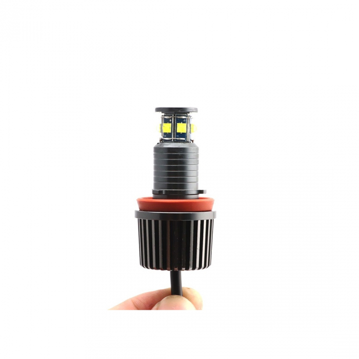 Set 2 becuri LED 80W  Marker Angel Eyes compatibil BMW Seria 5 E60/E61 Facelift [2]