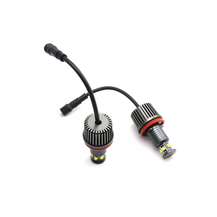 Set 2 becuri LED 80W  Marker Angel Eyes compatibil BMW seria 1 E82/E87 [3]