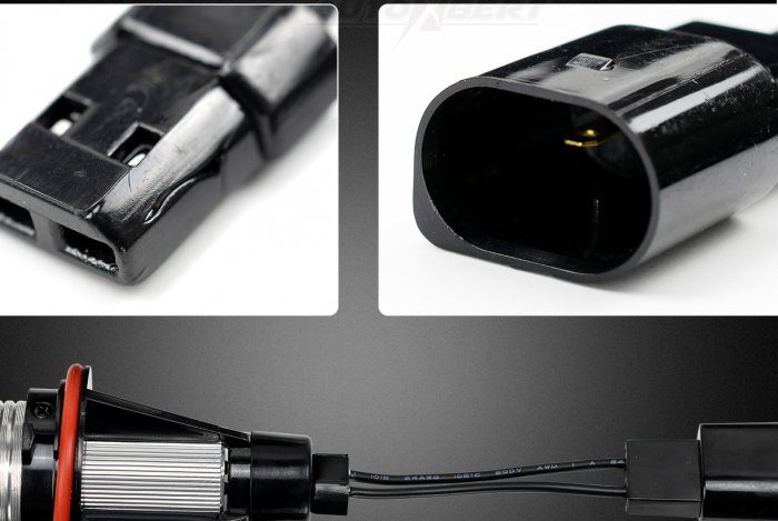 Set 2 Becuri Led Marker Angel Eyes BMW E39 E60 E61 E39 E63 E64 E65 E66 E83 X5 [3]