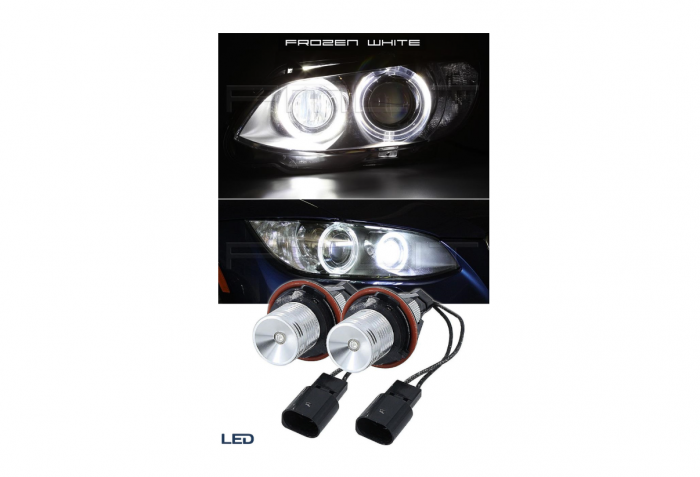 Set 2 Becuri Led Marker Angel Eyes BMW E39 E60 E61 E39 E63 E64 E65 E66 E83 X5 [1]