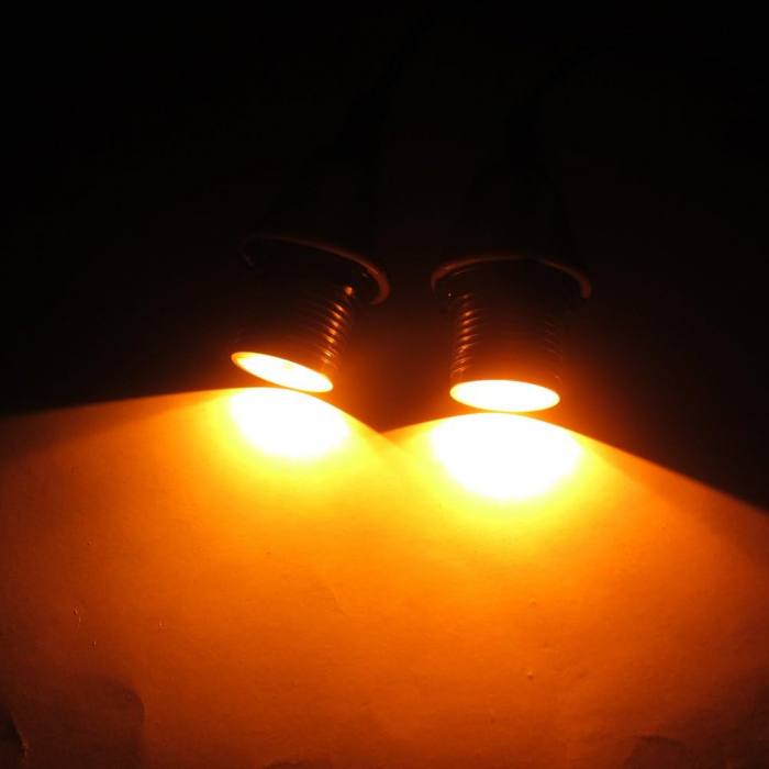 Set 2 Becuri Led Marker Angel Eyes BMW E39 E60 E61 E39 E63 E64 E65 E66 E83 X5 BMW, galben [9]