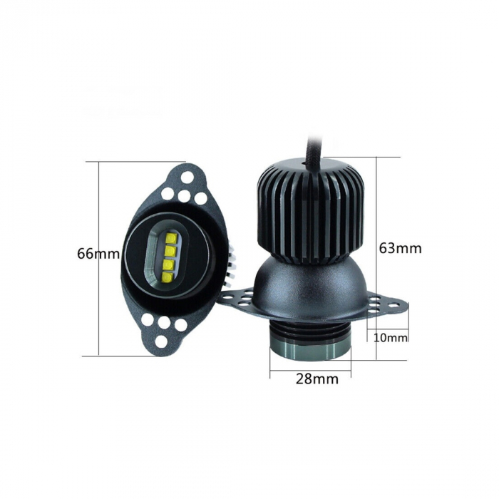 Set 2 becuri LED Marker Angel Eyes compatibil BMW E90 (2005-2011) 40W [3]