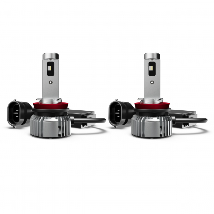 SET 2 BECURI NIGHT BREAKER LED SMART H11 +330% BLISTER OMOLOGARE RAR [2]