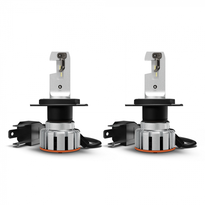 SET 2 BECURI NIGHT BREAKER LED START H4 +230% BLISTER OMOLOGARE RAR [2]