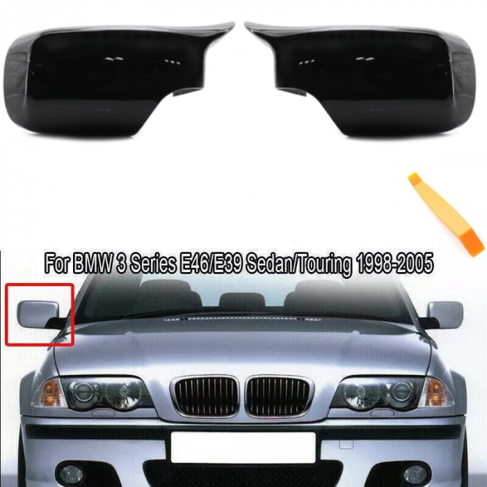 Set 2 Capace pentru Oglinzi, Tip Batman M Compatibile BMW 3 SERIES E46 5 SERIES E39 [1]