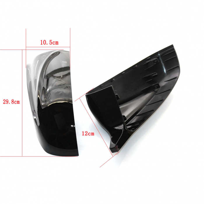 Set 2 Capace pentru Oglinzi, Tip Batman M Compatibile BMW X5 E70 X6 E71 [8]