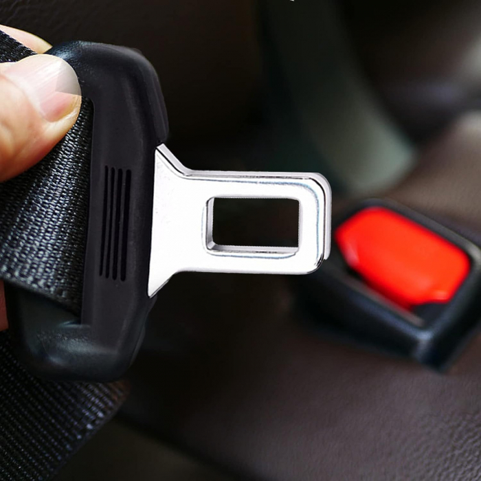 Set 2 cleme anulare sunet pentru centura de siguranta auto [10]