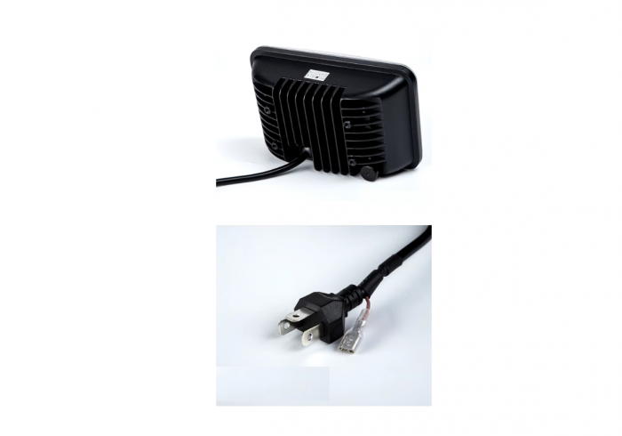 Set 2  faruri cu LED  de 5 inch cu halogen 12V-24V scurtă/lungă cu lumini de zi DRL semnal de direcție alb-galben 8000lm [5]