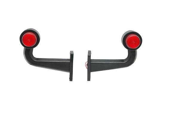 Set 2 Lampi gabarit laterale LED NEON rosu-alb 12V-24V [3]