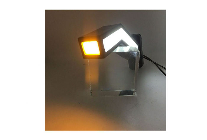 Set 2 Lampi Gabarit  LED Neon Efect, Lumina Dinamica, 3 Functii, 12-24V, 22cm (Stanga si Dreapta) [6]