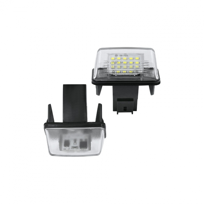 Set 2 lampi LED numar compatibil Citroen, Peugeot [1]