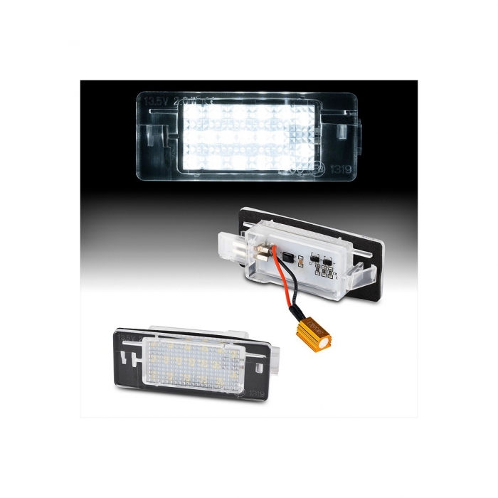 Set 2 lampi LED numar compatibil Opel [4]