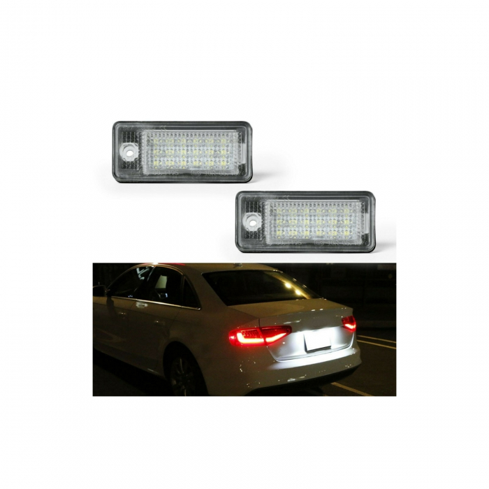 Set 2 lampi LED numar compatibil pe Audi [2]