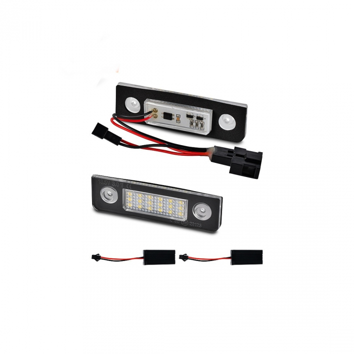 Set 2 lampi LED numar compatibil Skoda [1]