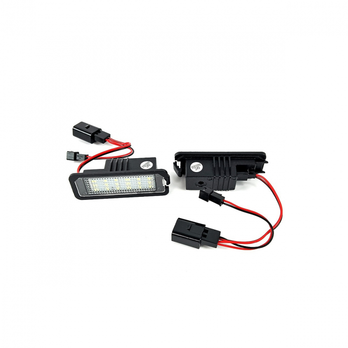 Set 2 lampi LED numar compatibil VW [1]