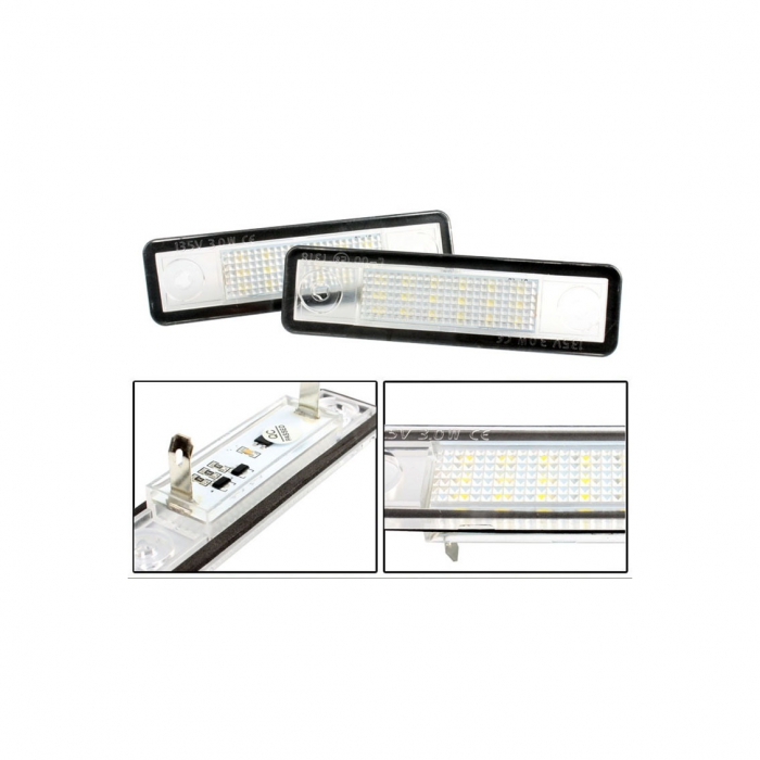 Set 2 lampi LED numar compatibila Opel [2]