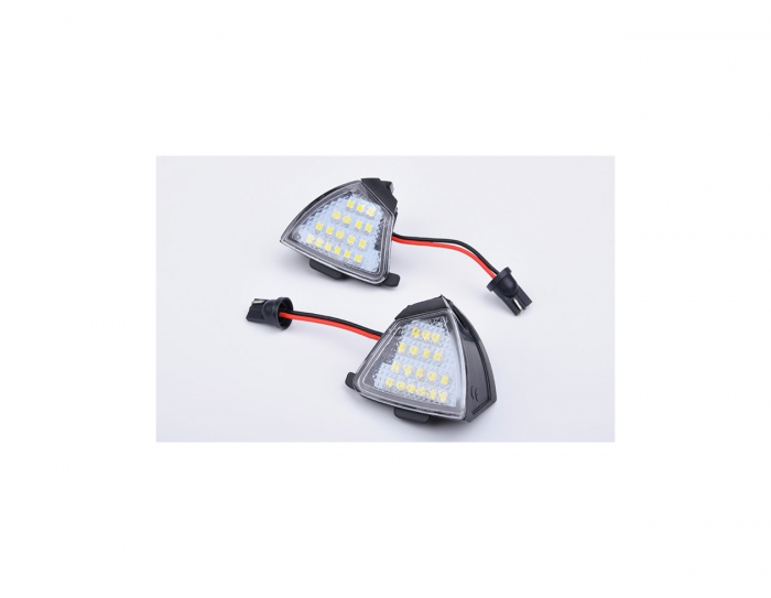 Set 2 lampi LED oglinda lumina exterioara compatibil VW [1]