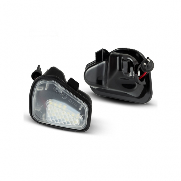 Set 2 lampi LED oglinda lumina exterioara compatibil VW [4]
