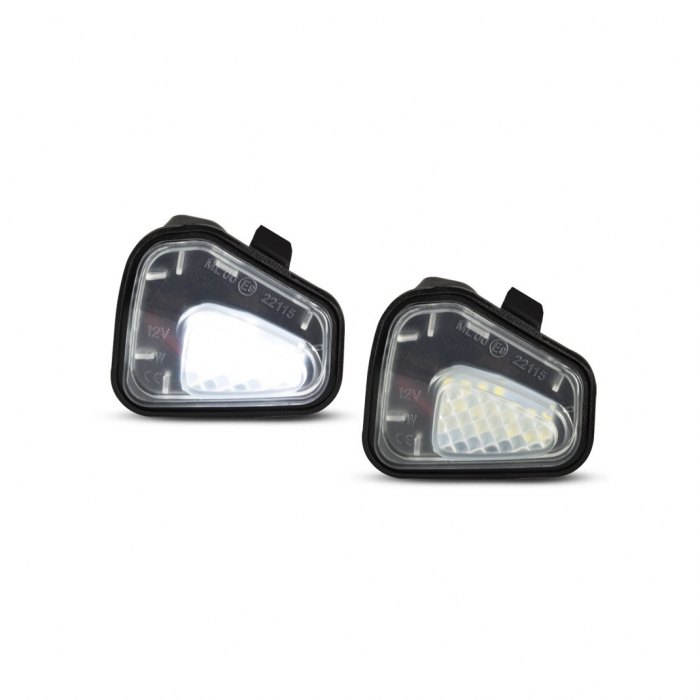 Set 2 lampi LED oglinda lumina exterioara compatibil VW [1]